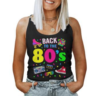 Back To 80'S 1980S Vintage Retro Eighties Costume Party Women Tank Top - Monsterry CA