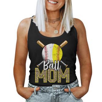 Ball Mom Baseball Softball Mama Mother's Day 2023 Women Tank Top - Monsterry AU