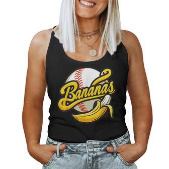 Banana Baseball Lover Cool Game For Kawaii Women Tank Top - Monsterry AU