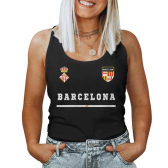 Barcelona SportSoccer Jersey Flag Football Women Tank Top - Monsterry UK