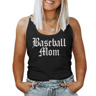 Baseball Mama Mom Homerun Ball Sports Life Pony Team Women Tank Top - Monsterry