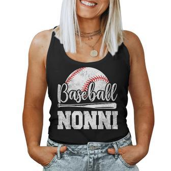 Baseball Nonni Baseball Player Game Day Mother's Day Women Tank Top | Mazezy CA