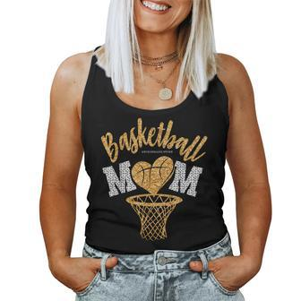 Basketball Mom Leopard Basketball Senior Mom 2024 Mother Day Women Tank Top - Seseable