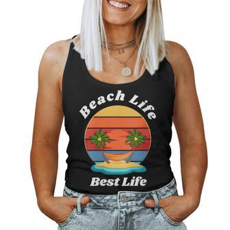 Beach Life Best Life Beach Lifestyle Women Tank Top - Monsterry