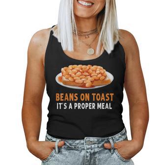 Beans On Toast Costume Idea For & British Food Dishes Women Tank Top - Monsterry DE