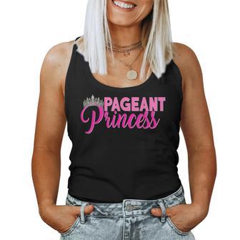 Beauty Pageant Princess Glitz Daughter Mom Pink Crown Women Tank Top - Monsterry DE