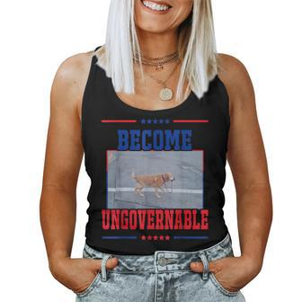 Become Ungovernable Dog Meme Women Women Tank Top - Monsterry AU