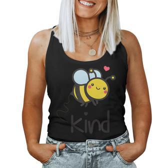Bee Kind Bumble Bee Anti Bullying Teacher Kindness Matters Women Tank Top - Monsterry