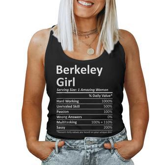 Berkeley Girl Ca California City Home Roots Usa Women Tank Top - Monsterry
