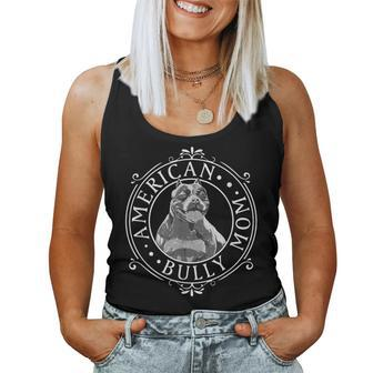Best American Bully Mom Ever Vintage Women Tank Top - Monsterry