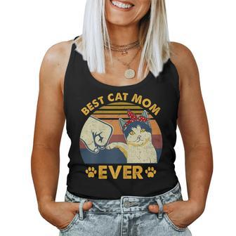 Best Cat Mom Ever Cute & Cat Mom Women Tank Top - Monsterry CA