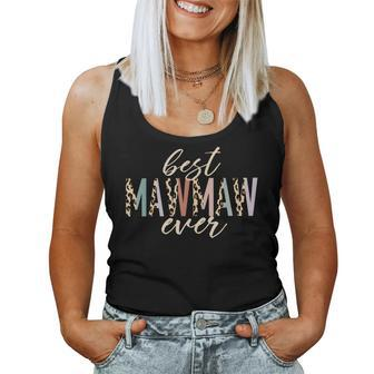 Best Mawmaw Ever Leopard Print Mother's Day Women Tank Top - Monsterry CA