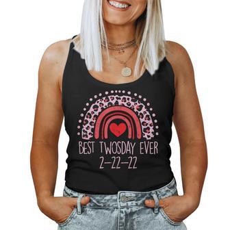 Best Twosday Ever 2-22-22 Twos Day 2022 Teacher Women Women Tank Top - Monsterry AU