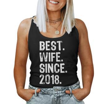Best Wife Since 2018 1St Wedding Anniversary Women Tank Top - Monsterry CA