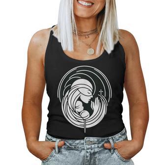 In My Beting Mama Era Katholische Christliche Religiöse Frauen Tank Top Frauen - Geschenkecke