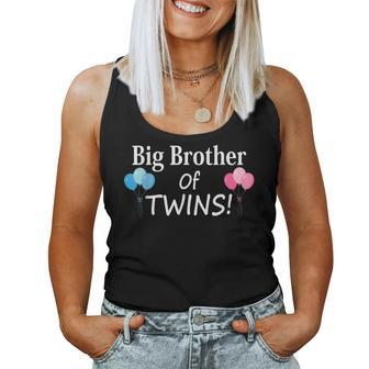 Big Brother Of Boy And Girl Twins Sibling Graphic Women Tank Top - Monsterry DE