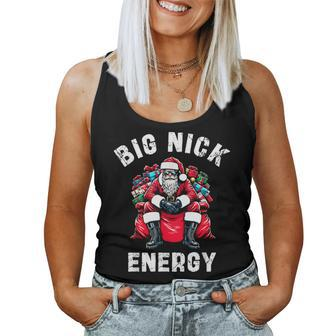 Big Nick Energy Santa Christmas Xmas Lover Women Women Tank Top | Mazezy UK
