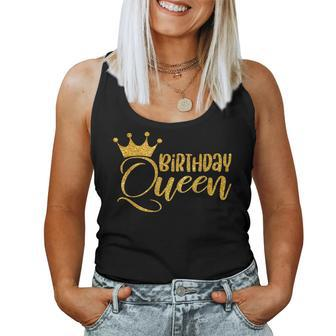 Birthday Queen For It's My Birthday Matching Women Tank Top - Seseable