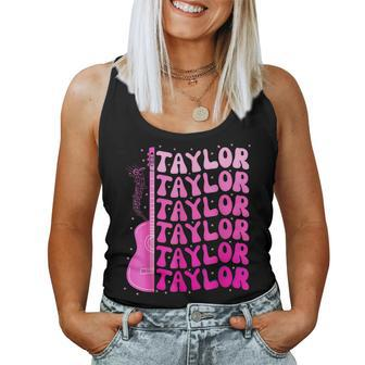 Birthday Taylor First Name Personalized Birthday Party Women Tank Top - Thegiftio UK