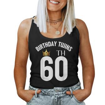 Birthday Twins 60Th 60 Years Old Brother Sister Twin Family Women Tank Top - Monsterry CA