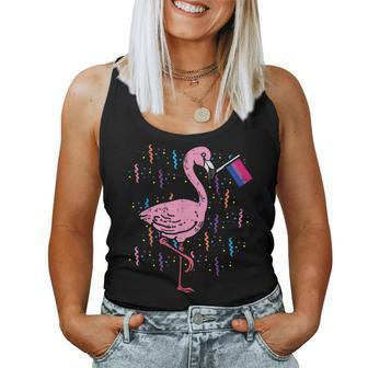 Bisexual Flag Flamingo Lgbt Bi Pride Stuff Animal Women Tank Top - Monsterry AU