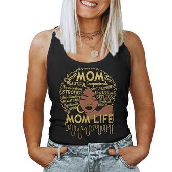 Black African American Black Mom Life Mother's Day Women Tank Top - Monsterry AU