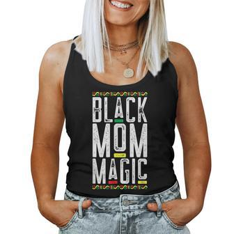 Black Mom Magic African American Lives Matter Women Tank Top - Monsterry
