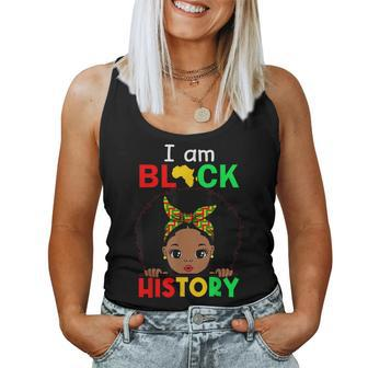 I Am Black History Month African American For Girls Women Tank Top - Seseable