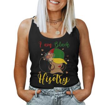 I Am Black History Black History Month African Girls Women Tank Top | Mazezy CA