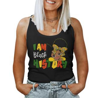 I Am Black History Month Girl Kid Traditional African Kente Women Tank Top - Monsterry AU
