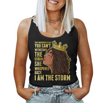 I Am Black Woman African American Black History Month Women Tank Top - Seseable