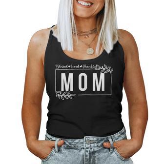 Blessed Loved Thank Mom Mama Muttertag S Tank Top Frauen - Geschenkecke