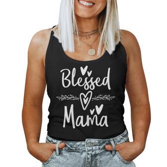 Blessed Mama Mother Mom Women Tank Top - Monsterry CA