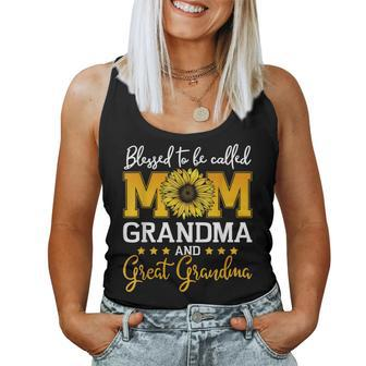 Blessed Mom Great Grandma For Christmas Birthday Women Tank Top | Mazezy CA