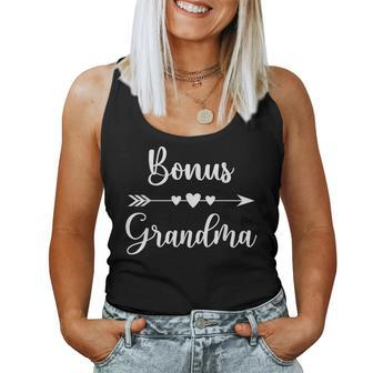 Bonus Grandma Mother's Day Step Grandma Fun Grandmother Women Tank Top - Monsterry AU