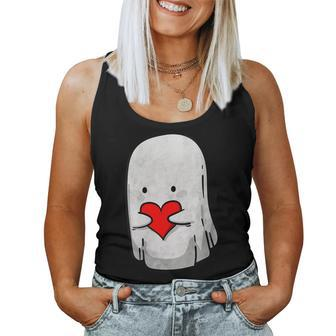 Be My Boo Ghost Happy Valentine's Day Couple Women Tank Top - Monsterry UK