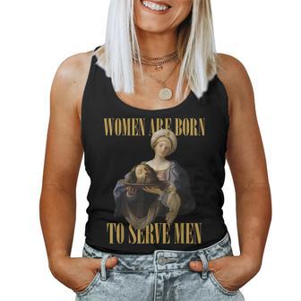 Born To Serve Christian Boss Girl Motivational Women Tank Top - Thegiftio
