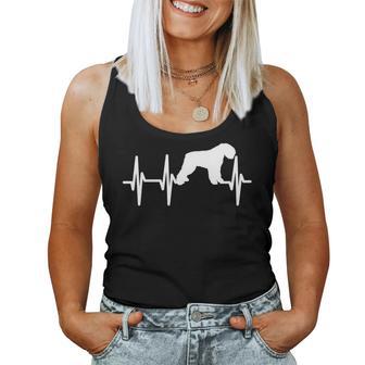 Bouvier Des Flandres Herzschlag Hund Mama Papa Haustier Geschenk Tank Top Frauen - Geschenkecke