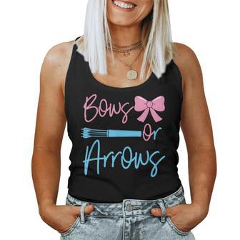 Bows Or Arrows Gender Reveal Party Idea For Mom Or Dad Women Tank Top - Monsterry DE