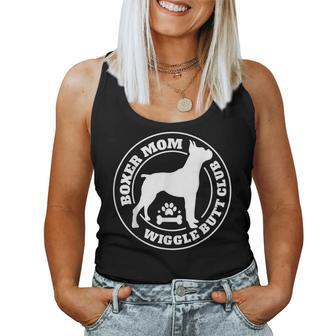 Boxer Mom Wiggle Butt Club Boxer Dog For Men Women Tank Top - Monsterry UK