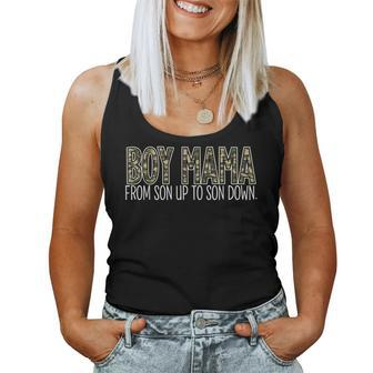 Boy Mama From Son Up To Son Down Camouflage Mother's Day Women Tank Top - Monsterry AU
