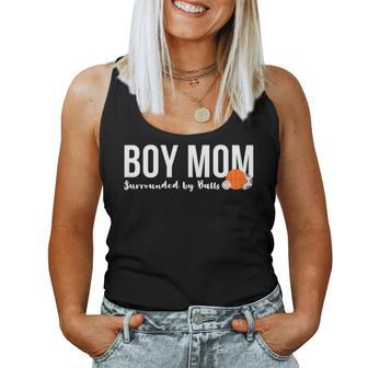 Boy Mom Surrounded By Balls For For Moms Women Tank Top - Monsterry UK
