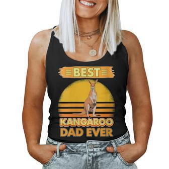 Boys Best Kangaroo Dad Ever Father's Day Kangaroo Women Tank Top - Monsterry