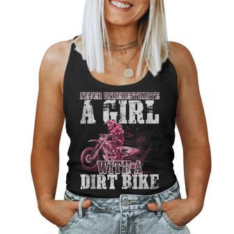 Braap Like A Girl And Never Underestimate Girl A Dirt Biker Women Tank Top - Monsterry CA