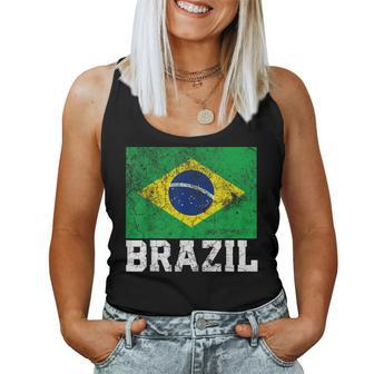 Brazilian Brazil Flag National Pride Family Roots Women Women Tank Top - Thegiftio UK