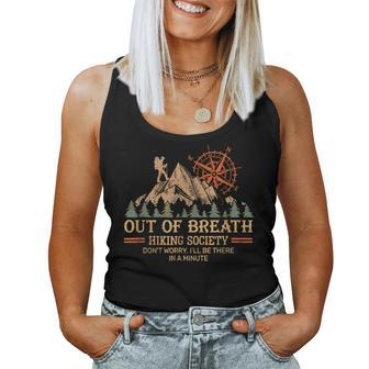 Out Of Breath Hiking Society For Hiker Nature Love Women Tank Top - Monsterry AU