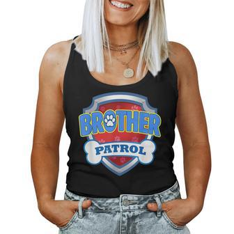 Brother Of The Birthday Boy Girl Dog Paw Family Matching Women Tank Top - Seseable