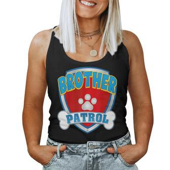 Brother Of The Birthday Boy Girl Dog Paw Family Matching Women Tank Top - Monsterry DE