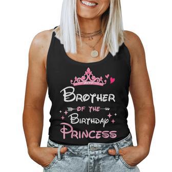 Brother Of The Birthday Princess Toddler Kid Girl Family Women Tank Top - Monsterry DE