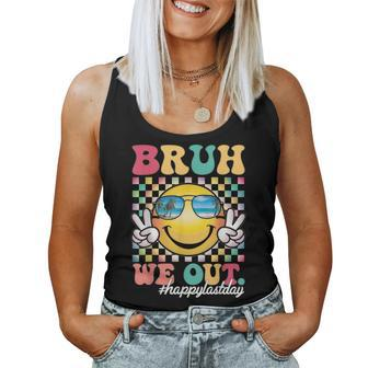 Bruh We Out Happy Last Day Of School Summer Teacher Student Women Tank Top | Mazezy